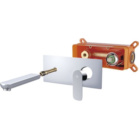 Grifo de lavabo para empotrar Cassio Cromo GME (1/2)