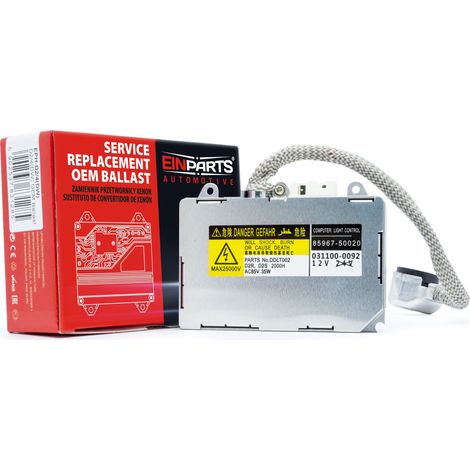 Balasto CANBUS XENON HID SLIM de 35 W para Land Rover, Lexus, Mazda, Porsche, Subaru y Toyota (1/5)