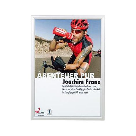 Bilderwechselrahmen 46,9 x 64,3 x 1,6 cm (B x H x T) DIN A2 Aluminium silber (1/4)