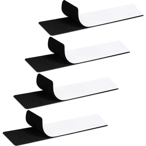 4 PCS Support de Plaque d'immatriculation Auto-adhésifs Porte Plaque Immatriculation 50 x 10 cm, Kit de Support de Plaque DImmatriculation de Voiture sans Cadre pour Voiture/Auto (1/5)