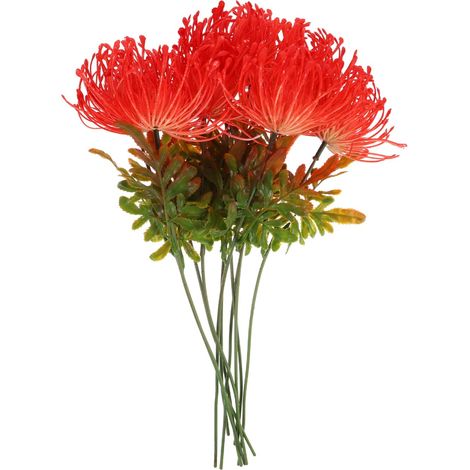Set mit 10 künstlichen Blumenzweigen, ideal für die Innendekoration, 34 cm (1/5)