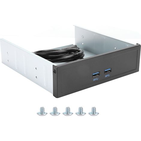 Lecteur optique de bureau FU3200P 5,25 pouces USB 2.0/3.0/3.1 (panneau avant, 2 ports) (1/5)
