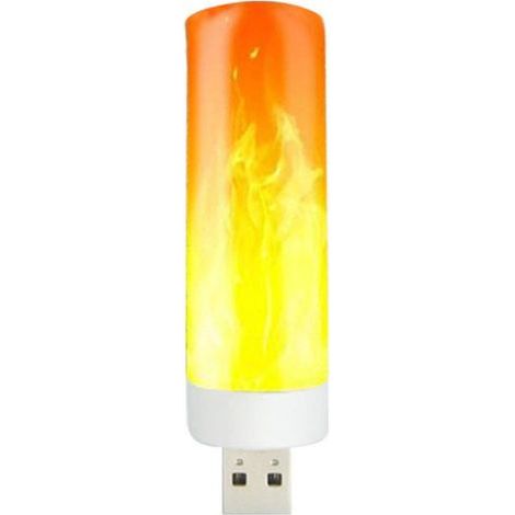 LED-Tischleuchte mit dynamischem Flammeneffekt, ideales Nachtlicht für Badezimmer oder Wohnzimmer. (1/4)