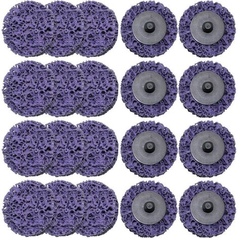 Disque de meulage et décapage de 50 mm, violet, pour meuleuse d’angle – Lot de 20 pièces (1/5)