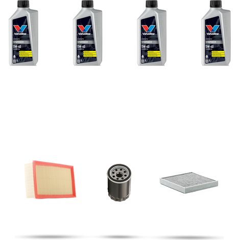 Kit tagliando 3 FILTRI e 4L OLIO compatibile con Mitsubshi Colt VI (Z30) 1.3 70KW Dal 2004 (1/5)