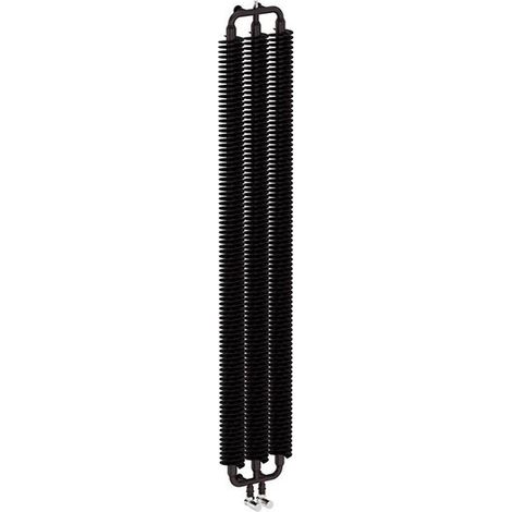 Radiatore acqua calda nero alto 1740mm e largo 290mm - 660 Watt - RIB1720/290VZXN