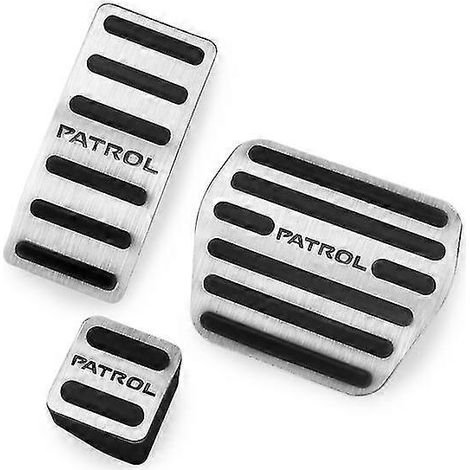Pédales de voiture (accélérateur, frein, embrayage) pour Nissan Patrol Y62 Armada 2014-2019 - Accessoires - Pédales - Lot de 3 (1/5)
