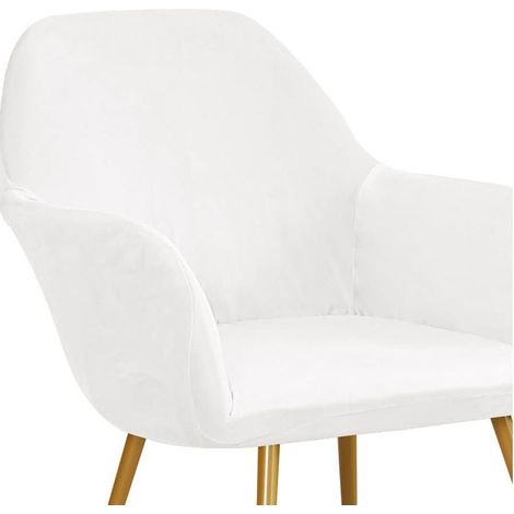 Skandinavischer Stuhlbezug mit Armlehnen, Samt-Stretch-Sesselbezug, skandinavischer Esszimmerstuhlbezug für Wohnzimmer, Hochzeit, Hotel, Restaurant (24, Größe: 2 Stück)
