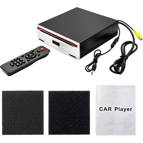 Lecteur CD pour Voiture, Lecteur CD/DVD Universel avec Port USB télécommande, lecteur externe pour ordinateur portable, PC (1/5)