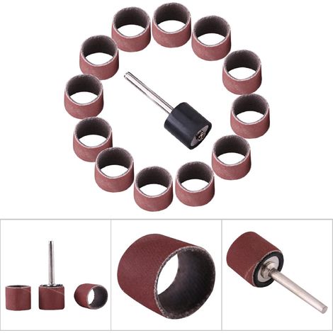 Manchons Abrasifs pour Ponçage sur Tambour, Kit de Polissage Bois et Artisanat (600) (1/5)
