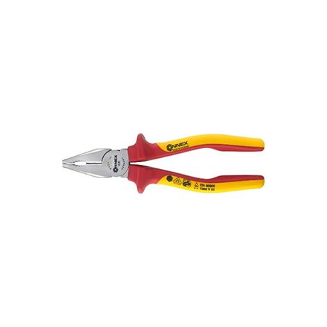 Pinza universale isolata 1000V per elettricista 180 mm.