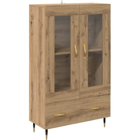 Alacena Roble artesanal 69,5 x 31 x 115 cm Madera contrachapada vidaXL (1/5)