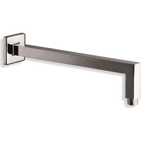BRAS DE DOUCHE CARRE 35 CM CHROME NOIR - CRISTINA ONDYNA PD41072