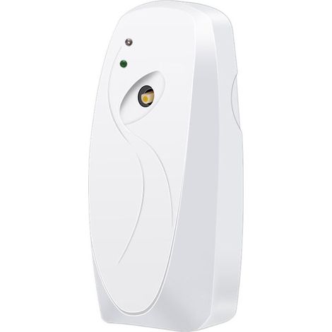 Diffusore di profumo automatico bianco, macchina per aromaterapia a parete con timer e luce, adatta per casa, bagno, toilette e ufficio.