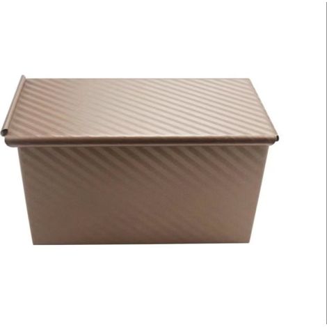 Boîte à pain Pullman avec couvercle pour pain ondulé (21,5 x 12 x 11 cm) - (1/5)