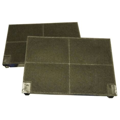 Lot 2 filtres charbons ROBLIN 5403002  225X155X20 mm (5403002, EFF55) Hotte AEG, ARISTON HOTPOINT, , DE DIETRICH, ELECTROLUX, INDESIT, JUNO, PROGRESS, ROBLIN, ZANKER, ZANUSSI (1/4)
