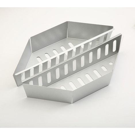 7403 2er-Set Char-Basket Holzkohlekörbe für Weber 57 cm Kugelgrills, Brikettkorb für Weber One Touch und Master Touch Holzkohlegrills, 47,6 und 67 cm Holzkohlegrills