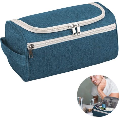 Sac De Toilette - Sac Organisateur De Voyage Avec Crochet De Suspension - 23,5 X 12 X 12 Cm - Pour Salle De Bain Douche - 1 Pièce (1/5)