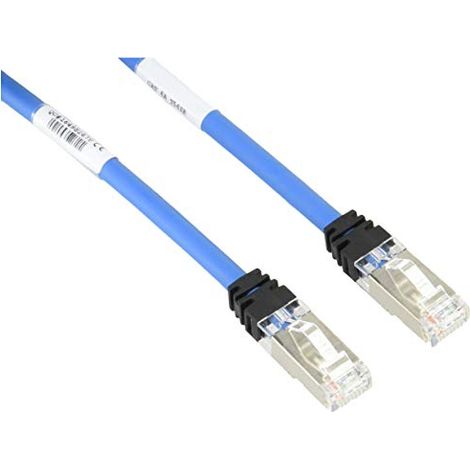 Panduit TX6A, 10Gig, Cat6A, 3m Netzwerkkabel Blau S/FTP (S-STP) (1/3)