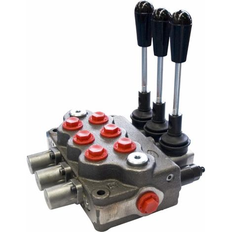 Distributeur hydraulique à 3 éléments double effet 3/8" (G SD5) (1/3)