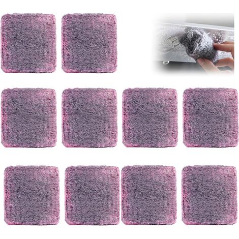 10pcs Tampon avec Savon Laine d'acier jetable Laine d'acier jetable avec Tampon Nettoyage,Épurateur en,Récurer avec Savon,De à RéCurer en pour Nettoyage (1/5)