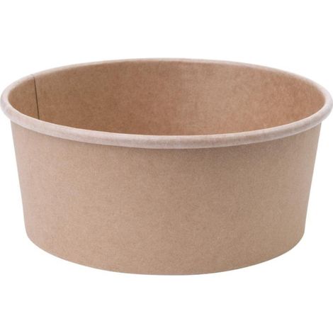 Bols salade kraft ronds 75 cl (Lot de 300) - FIESTA COMPOSTABLE (1/5)