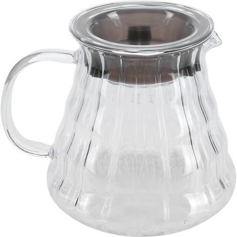 Kaffeemaschine, Wasserkocher und Teekanne aus Borosilikatglas (500 ml) für Zuhause und Büro (1/5)