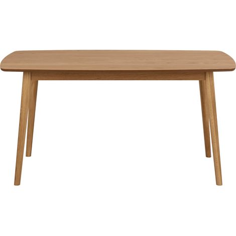 Naila Table de salle à manger 80 x 150 cm , finition chêne délavé. (1/5)