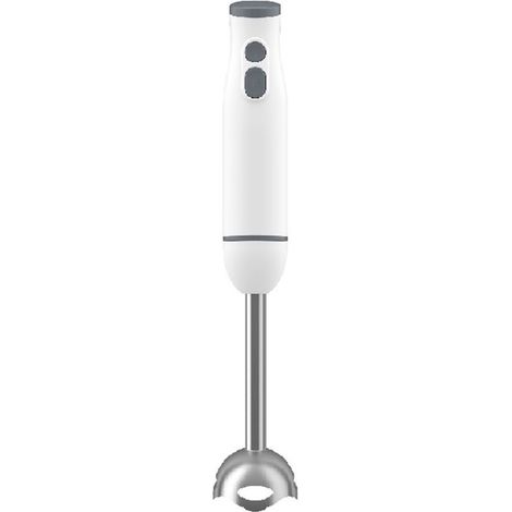 Mixeur/extracteur de jus électrique portable, idéal pour préparer des smoothies, des soupes et des aliments pour bébés, facile à nettoyer, de couleur blanche. (1/4)