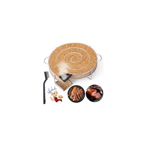 Générateur de Fumée Froide Inox pour Fumoir et Barbecue – Boîte Fumage Viande Poisson Fromage – Avec Brosse Nettoyage (1/5)