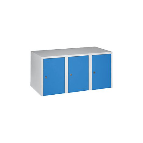 Wolf Armadietto sovrapponibile München 3 scomparti blu
