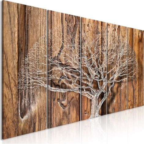 Tableau Imprimé 5 Panneaux "Tree Chronicle Narrow" 80 x 200 cm (1/2)