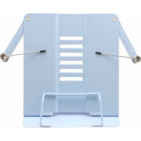 DEESSE SHOP - Support de livre en métal pliable, support de livre de chevalet en métal, support de lecture de support de livre en métal, support de livre de cuisine réglable, support de lecture de liv (1/5)