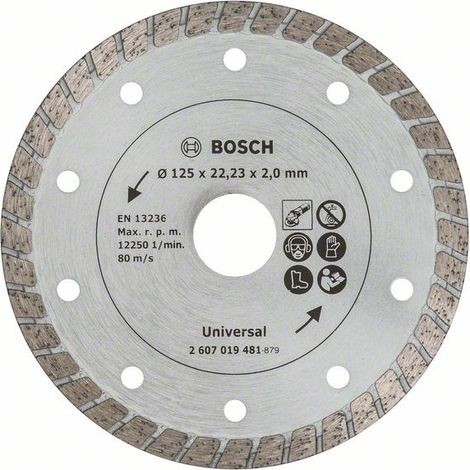 Bosch Diamanttrennscheibe Turbo, Durchmesser: 125 mm - 2607019481