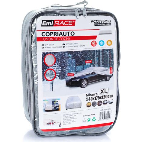Telo Copriauto da Esterno Per Berline Misura XL 540X175X120cm Impermeabile Antigraffio Resistente (1/3)