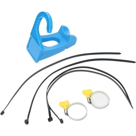 Support Plastique UV pour Tuyaux Piscine Hors pour sol Support(Blue) Plastique , résistant aux UV, empêche l'affaissement, base large antidérapante, installation rapide (1/5)