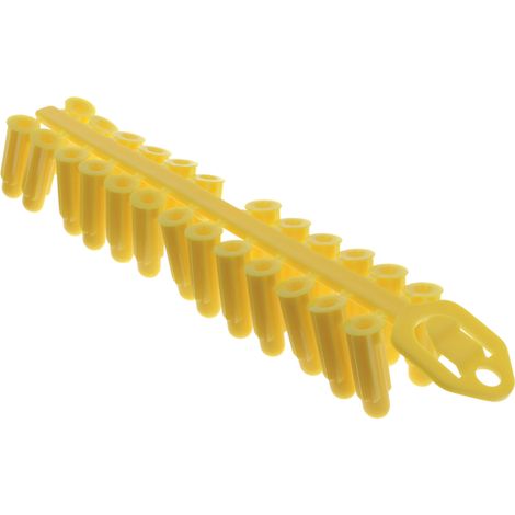 bizline 720111 | cheville universelle en grappe d= vis 4-7 mm jaune (x 150)