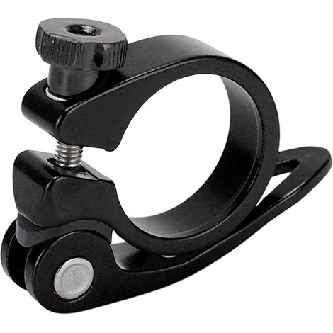 Collier de serrage rapide pour tige de selle de vélo de route/VTT BOLANY, 31,8 mm, noir (1/5)