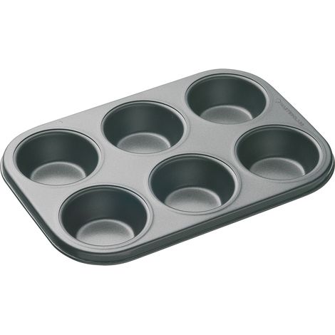 Master Class Non-Stick 6 Hole Deep Bake Pan