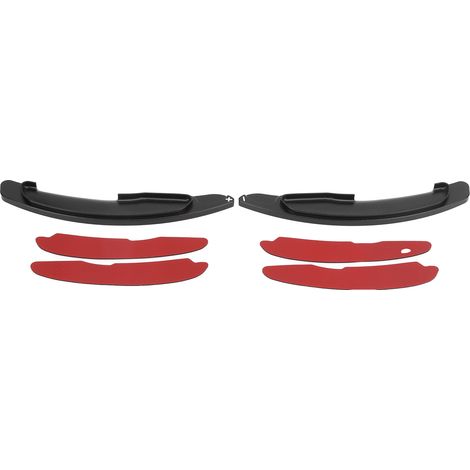 Kit d'extension de palettes de changement de vitesse au volant en 2 pièces (noir) pour Mitsubishi Outlander/Lancer/Eclipse (1/5)
