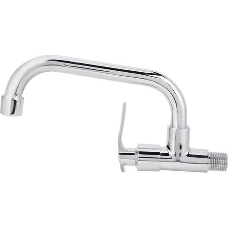 Wall Mounted Tap G1/2in Cold Water Sink Type B 20cm (1/5)