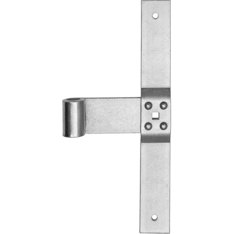 Pollmann Haustür-Mittelband D16 x300 mm hell verz. (1/3)