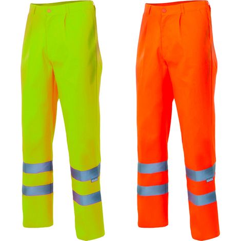 Pantalons de travail haute visibilité Velilla 160 - XXXXXL - Jaune (1/5)