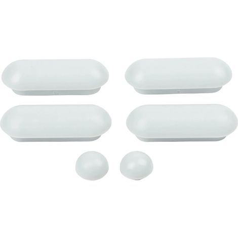 Butoirs de rechange amortisseurs adaptés aux abattants et couvercles de toilettes pour minimiser les contacts et prolonger la durée de vie des installations. (1/5)