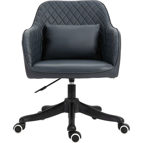 Chaise de bureau verte massante – avec accoudoirs et coussin lombaire (1/5)
