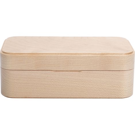 Mechanische Spieluhr aus Holz für Schmuck und Ringe, dekoratives Geschenk zum Geburtstag und Valentinstag (1/5)