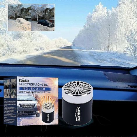 Déneigeur et dégivrant pour pare-brise de voiture - Désembueur à chauffage rapide pour l'hiver (1/4)