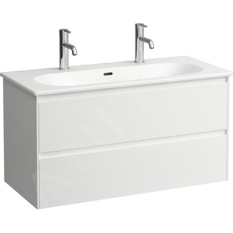 LAUFEN LUA Set LANI Set complet, lavabo 2 trous pour robinetterie (1/2)