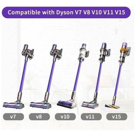 Kaelt - Tube Rallonge pour Dyson V7 V8 V10 V11 V15 Aluminium Baguette Extensible Violet Label (1/3)