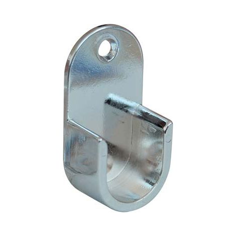 REGGITUBO ARMADIO TONDO LATERALE ZAMA - CROMATO TUBO MM 18- 10 pezzi